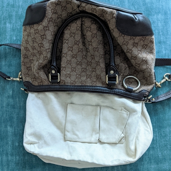 GUCCI GG MONOGRAM HAND CROSSBODY BAG - Picture 12 of 15